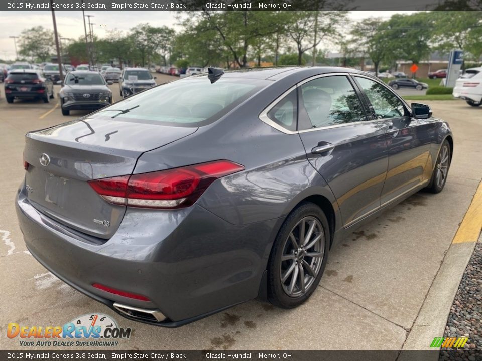 2015 Hyundai Genesis 3.8 Sedan Empire State Gray / Black Photo #2