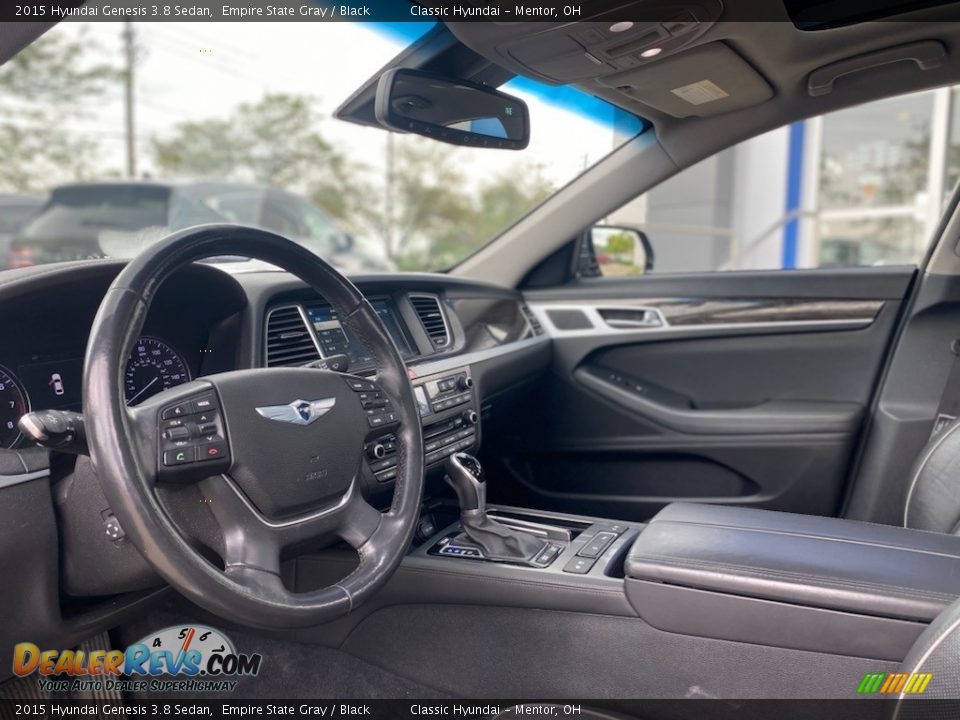 2015 Hyundai Genesis 3.8 Sedan Empire State Gray / Black Photo #3