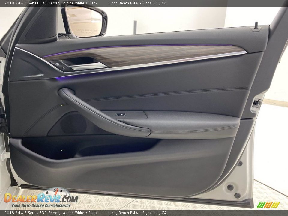 2018 BMW 5 Series 530i Sedan Alpine White / Black Photo #32
