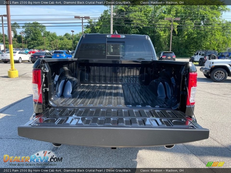 2021 Ram 1500 Big Horn Crew Cab 4x4 Diamond Black Crystal Pearl / Diesel Gray/Black Photo #11