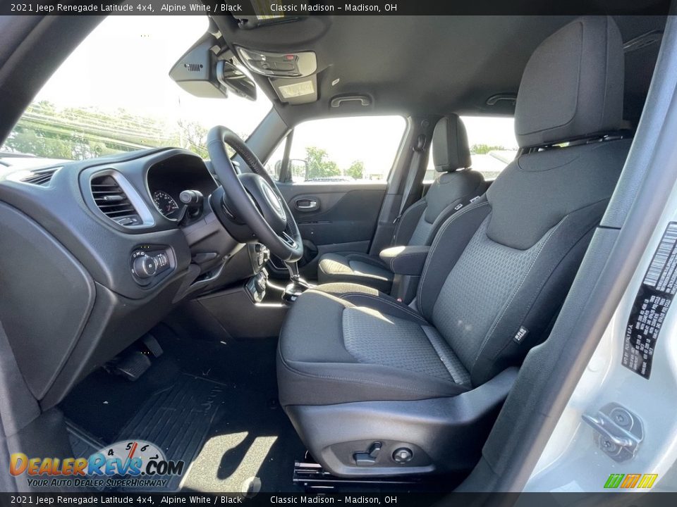2021 Jeep Renegade Latitude 4x4 Alpine White / Black Photo #2