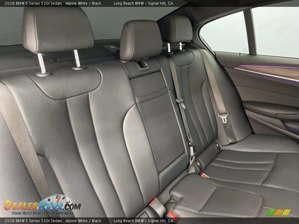 2018 BMW 5 Series 530i Sedan Alpine White / Black Photo #36