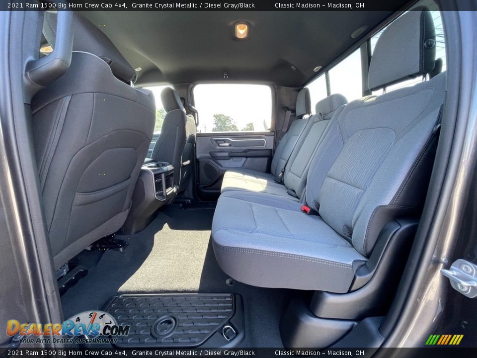 2021 Ram 1500 Big Horn Crew Cab 4x4 Granite Crystal Metallic / Diesel Gray/Black Photo #3