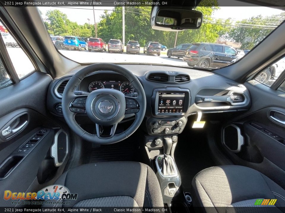 2021 Jeep Renegade Latitude 4x4 Alpine White / Black Photo #4