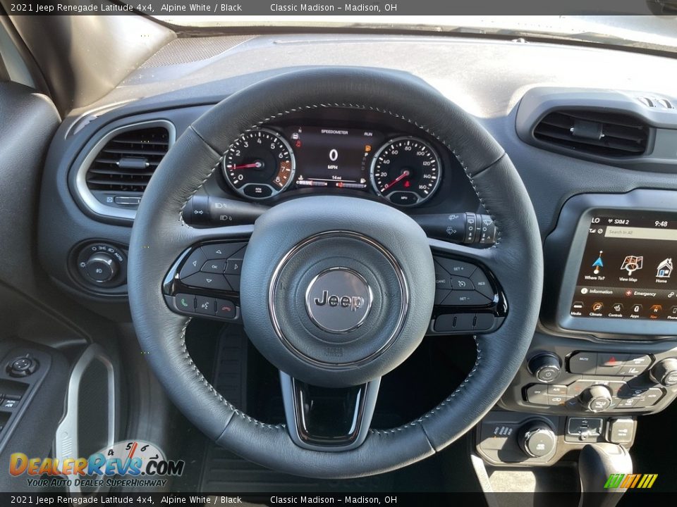 2021 Jeep Renegade Latitude 4x4 Alpine White / Black Photo #5