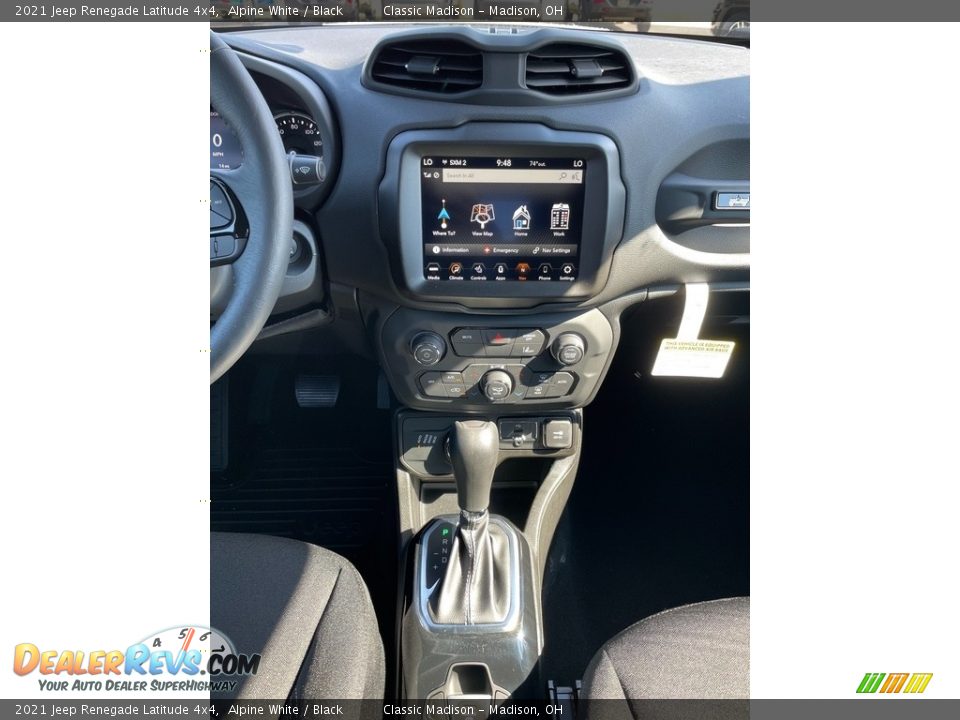 2021 Jeep Renegade Latitude 4x4 Alpine White / Black Photo #6