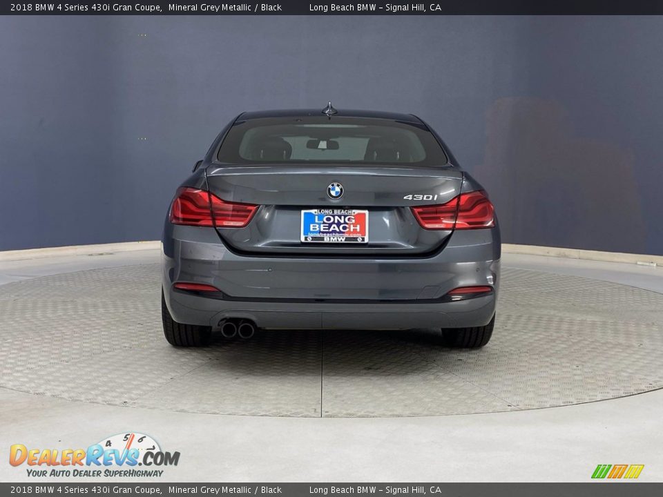 2018 BMW 4 Series 430i Gran Coupe Mineral Grey Metallic / Black Photo #4