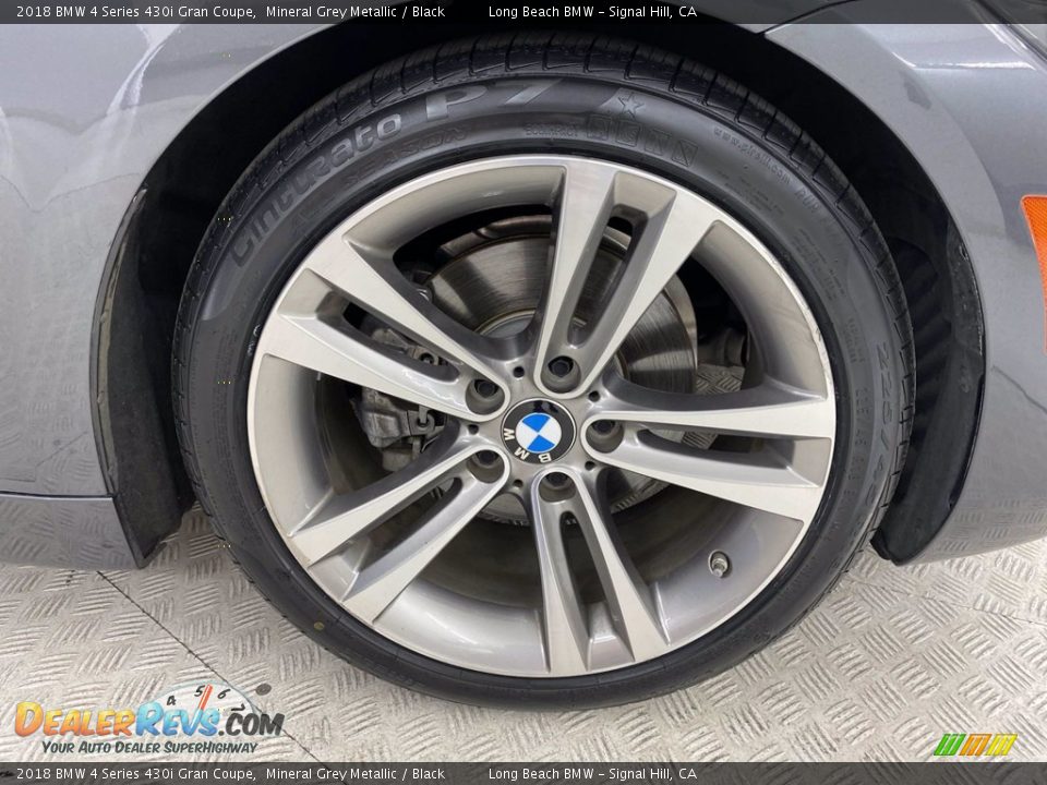 2018 BMW 4 Series 430i Gran Coupe Mineral Grey Metallic / Black Photo #6