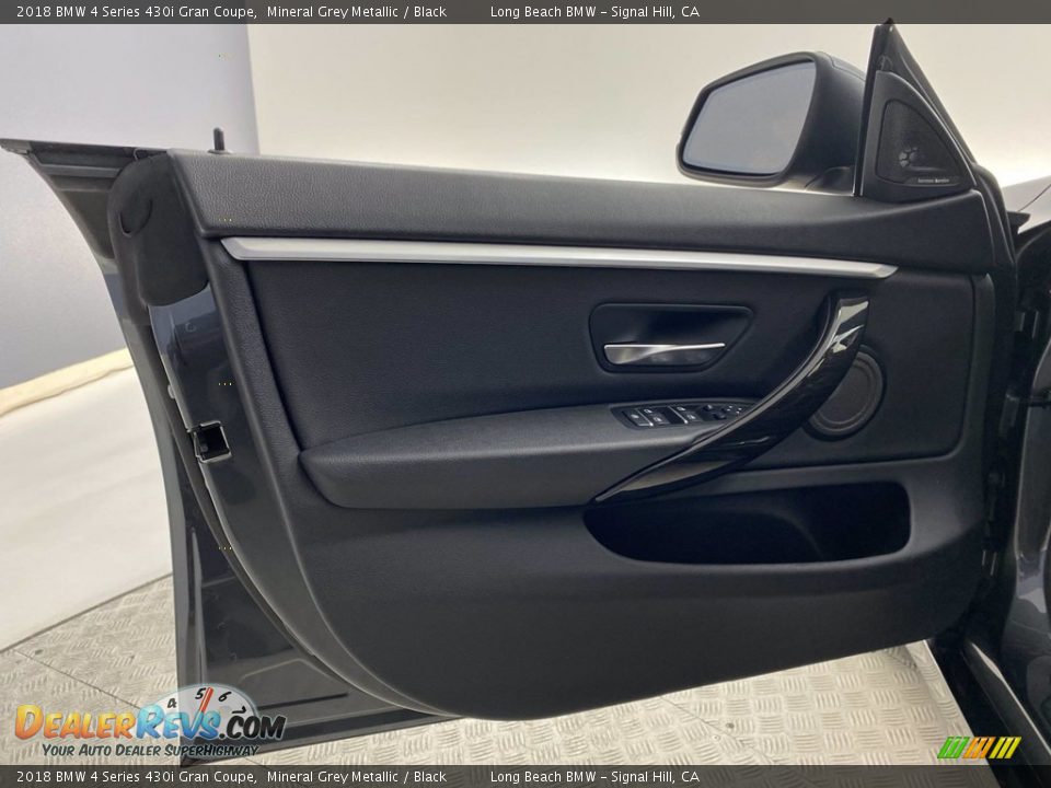 2018 BMW 4 Series 430i Gran Coupe Mineral Grey Metallic / Black Photo #13