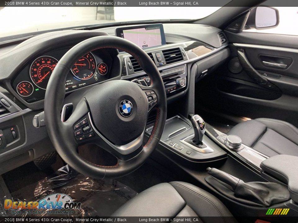 2018 BMW 4 Series 430i Gran Coupe Mineral Grey Metallic / Black Photo #16