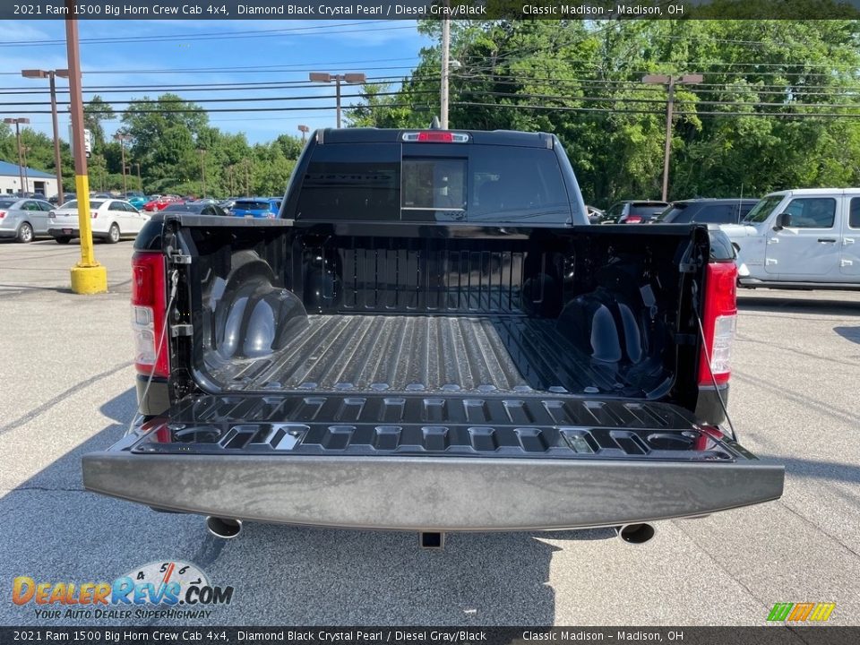 2021 Ram 1500 Big Horn Crew Cab 4x4 Diamond Black Crystal Pearl / Diesel Gray/Black Photo #11