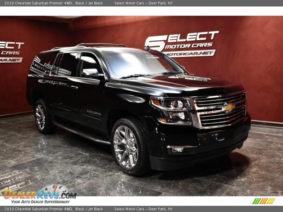 2019 Chevrolet Suburban Premier 4WD Black / Jet Black Photo #3