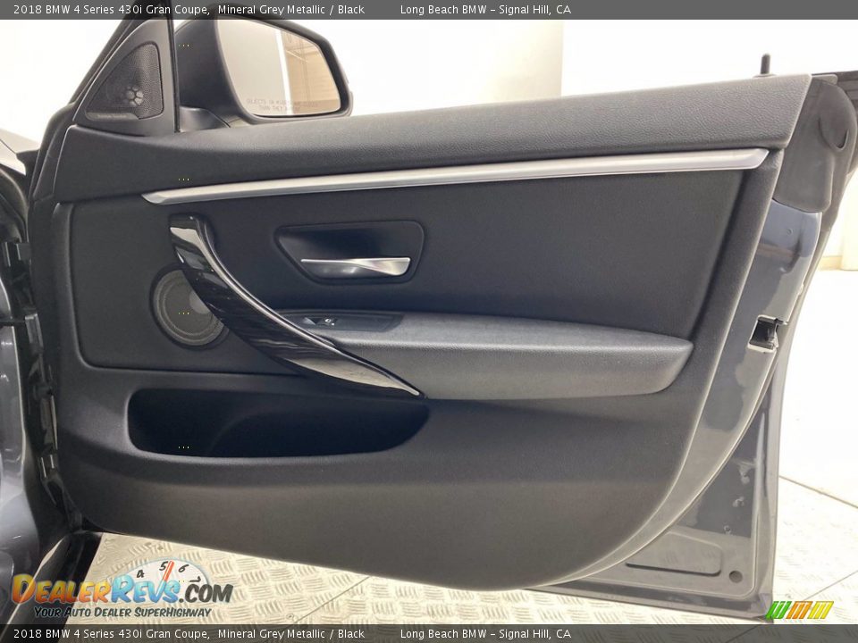 2018 BMW 4 Series 430i Gran Coupe Mineral Grey Metallic / Black Photo #32