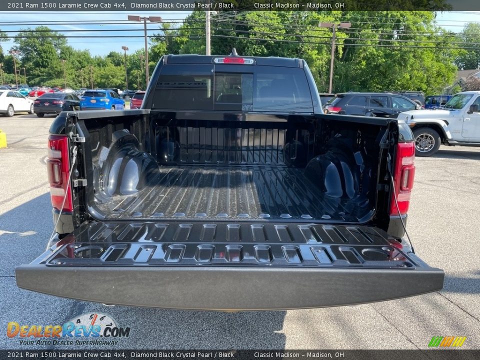 2021 Ram 1500 Laramie Crew Cab 4x4 Diamond Black Crystal Pearl / Black Photo #11