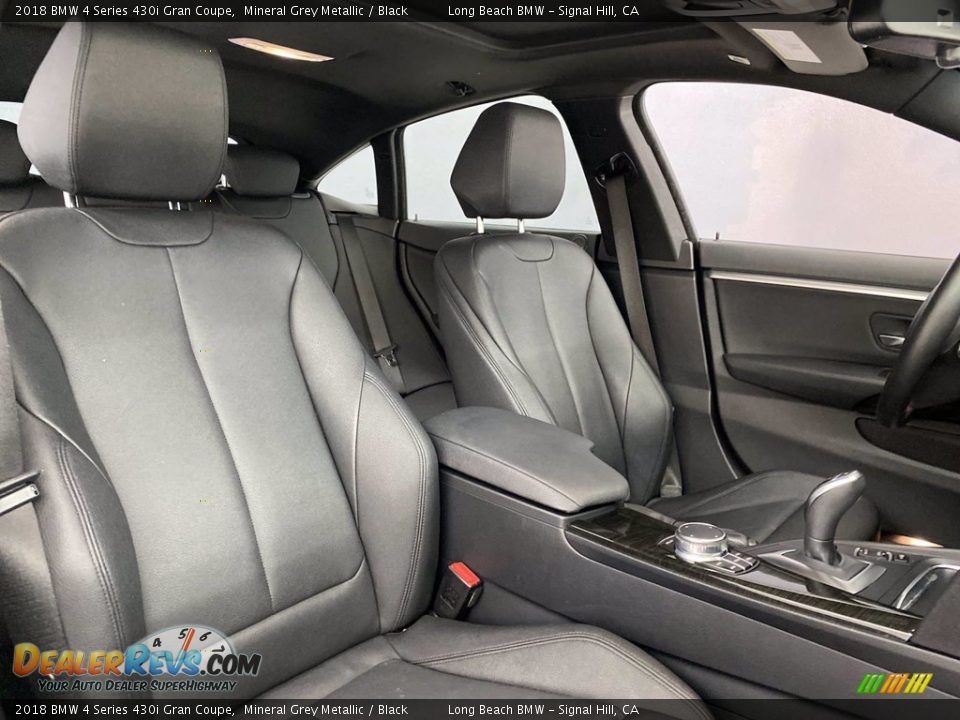 2018 BMW 4 Series 430i Gran Coupe Mineral Grey Metallic / Black Photo #34