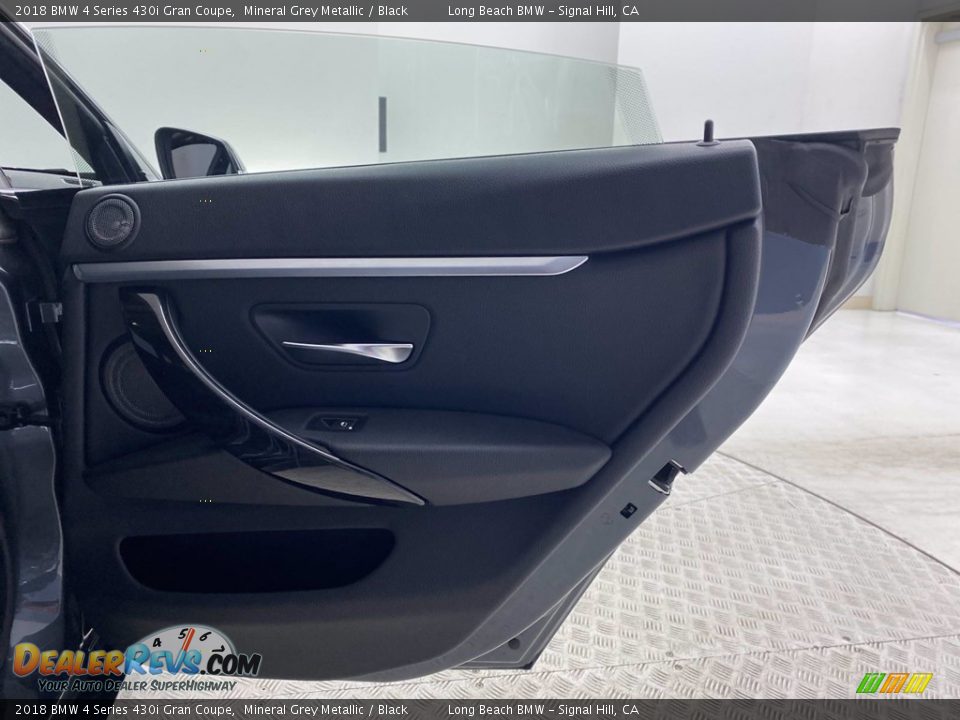 2018 BMW 4 Series 430i Gran Coupe Mineral Grey Metallic / Black Photo #35
