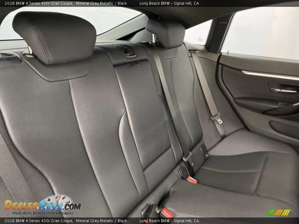 2018 BMW 4 Series 430i Gran Coupe Mineral Grey Metallic / Black Photo #36