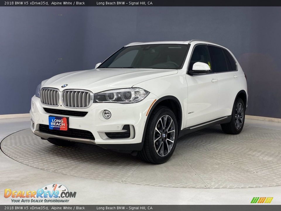 2018 BMW X5 xDrive35d Alpine White / Black Photo #3