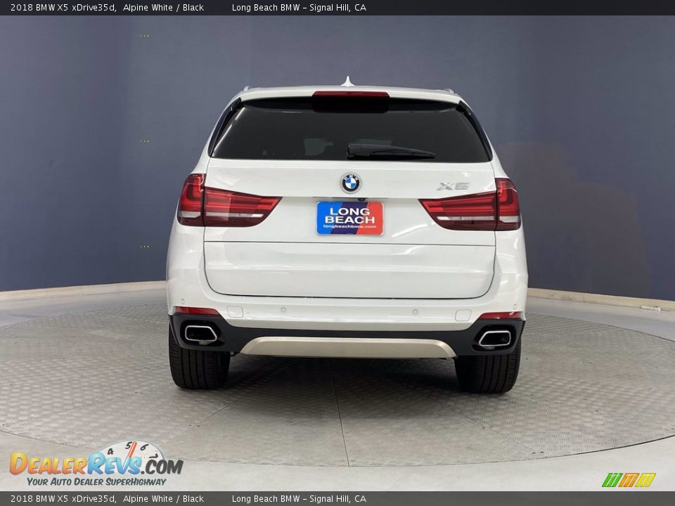 2018 BMW X5 xDrive35d Alpine White / Black Photo #4