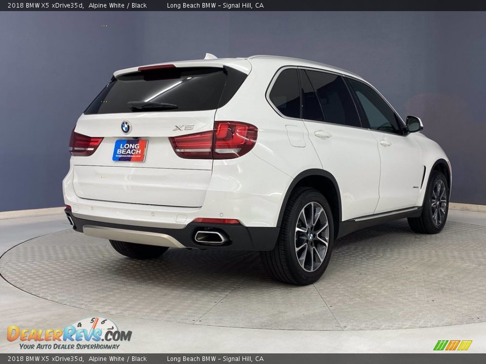 2018 BMW X5 xDrive35d Alpine White / Black Photo #5