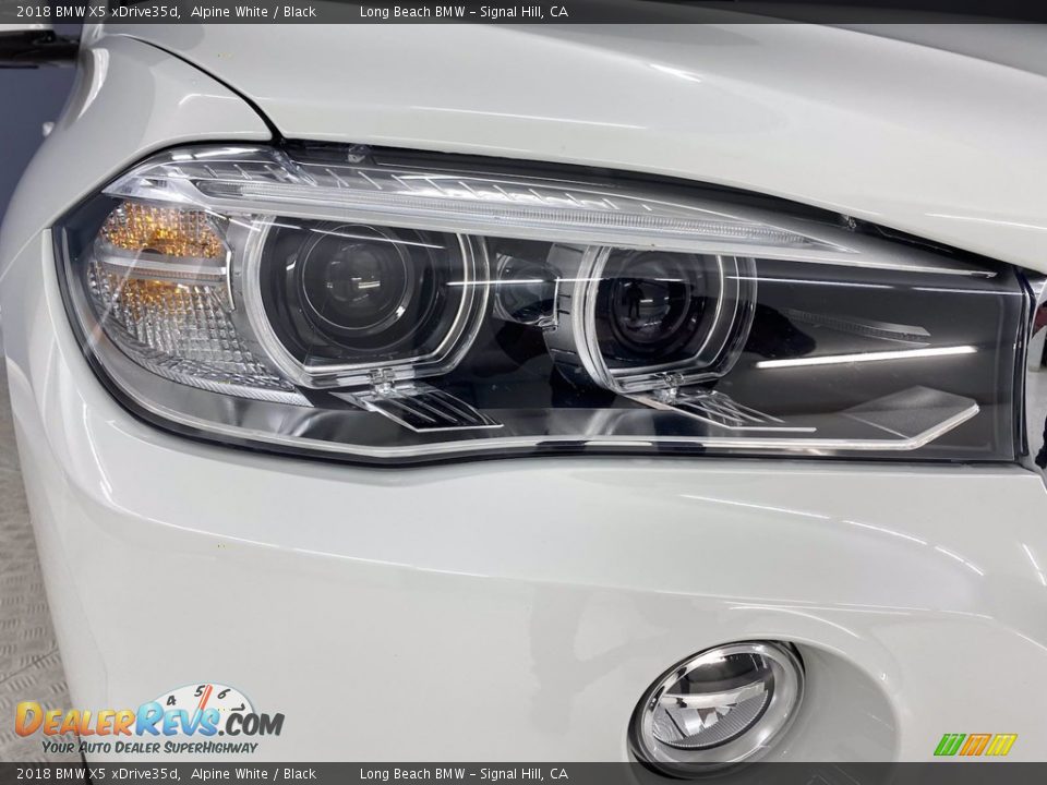 2018 BMW X5 xDrive35d Alpine White / Black Photo #7