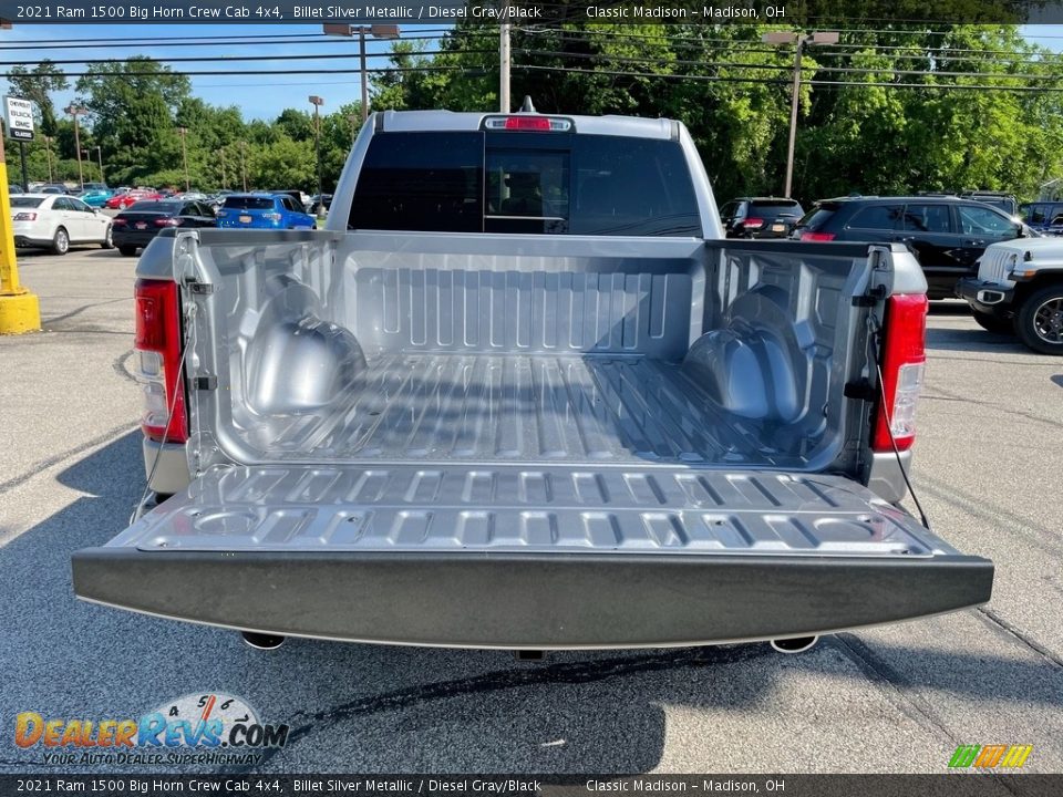 2021 Ram 1500 Big Horn Crew Cab 4x4 Billet Silver Metallic / Diesel Gray/Black Photo #11