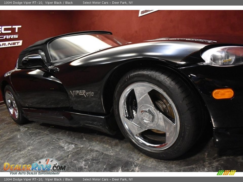 1994 Dodge Viper RT-10 Viper Black / Black Photo #10