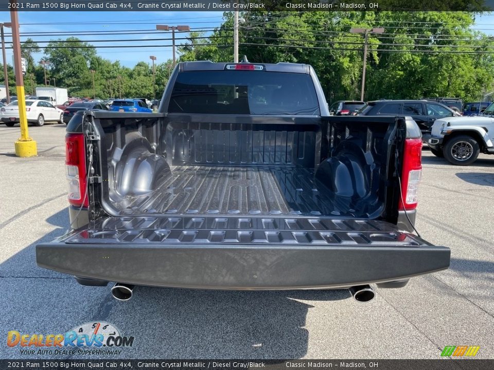 2021 Ram 1500 Big Horn Quad Cab 4x4 Granite Crystal Metallic / Diesel Gray/Black Photo #11