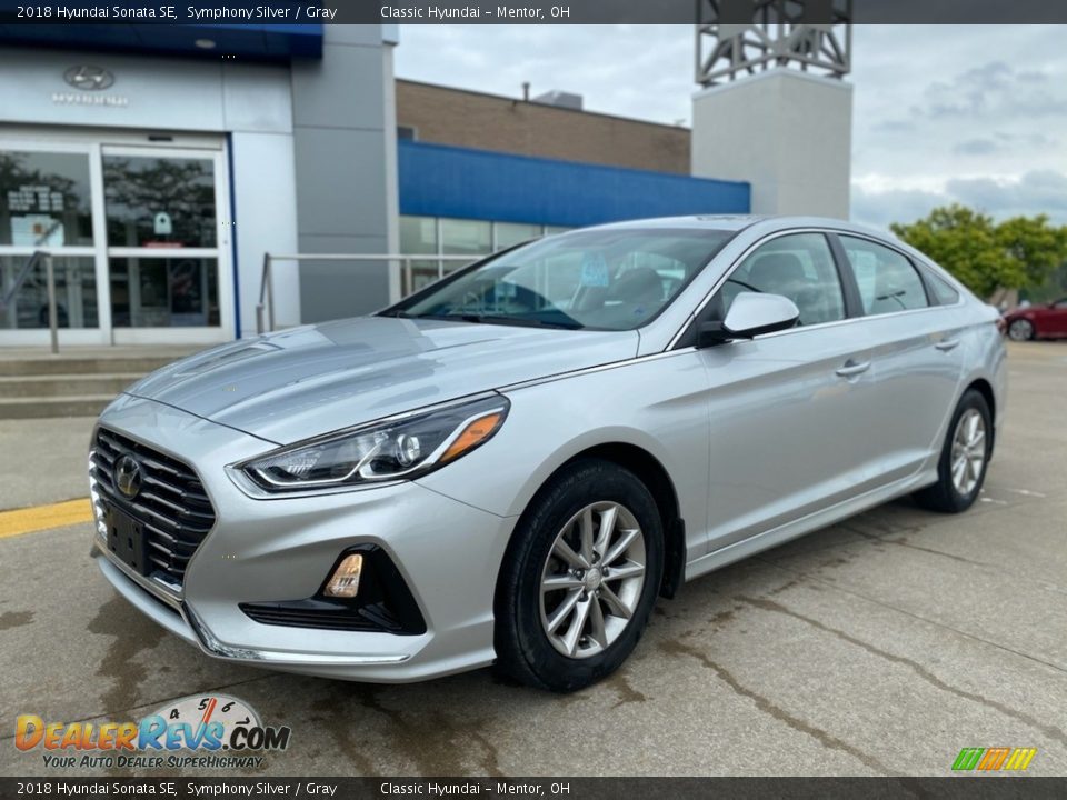 2018 Hyundai Sonata SE Symphony Silver / Gray Photo #1