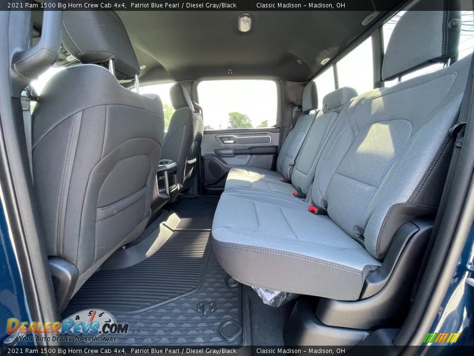 2021 Ram 1500 Big Horn Crew Cab 4x4 Patriot Blue Pearl / Diesel Gray/Black Photo #3