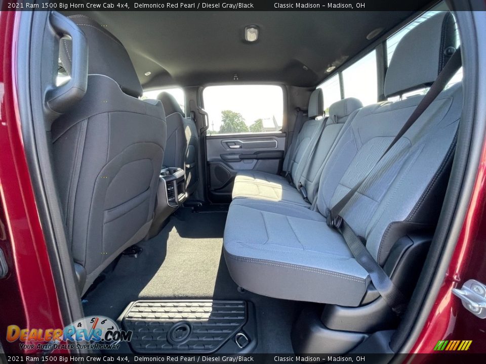 2021 Ram 1500 Big Horn Crew Cab 4x4 Delmonico Red Pearl / Diesel Gray/Black Photo #3