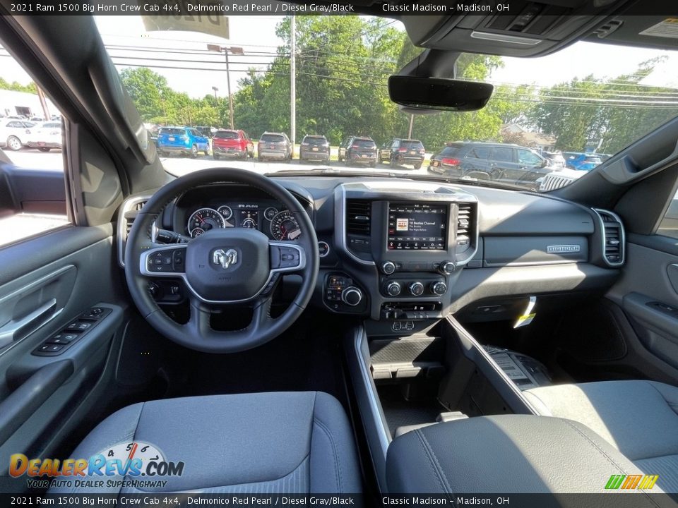 2021 Ram 1500 Big Horn Crew Cab 4x4 Delmonico Red Pearl / Diesel Gray/Black Photo #4