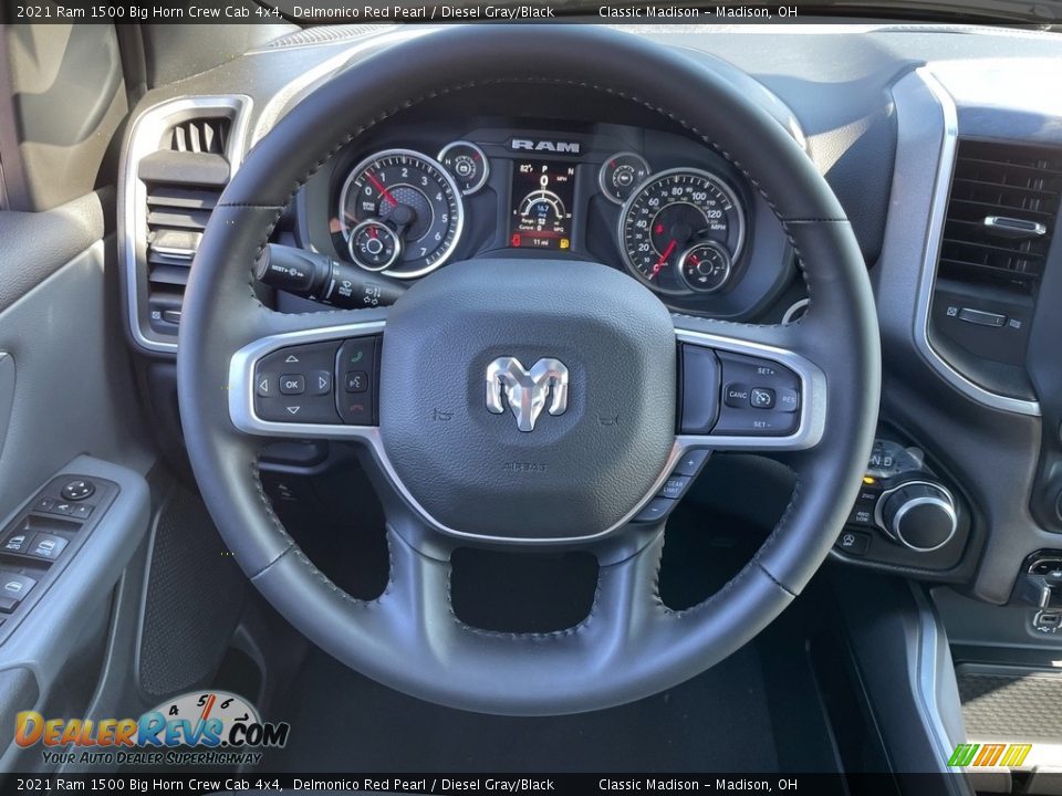 2021 Ram 1500 Big Horn Crew Cab 4x4 Delmonico Red Pearl / Diesel Gray/Black Photo #5