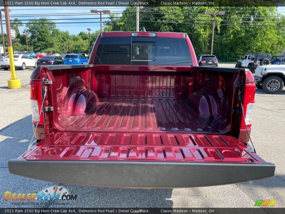 2021 Ram 1500 Big Horn Crew Cab 4x4 Delmonico Red Pearl / Diesel Gray/Black Photo #11