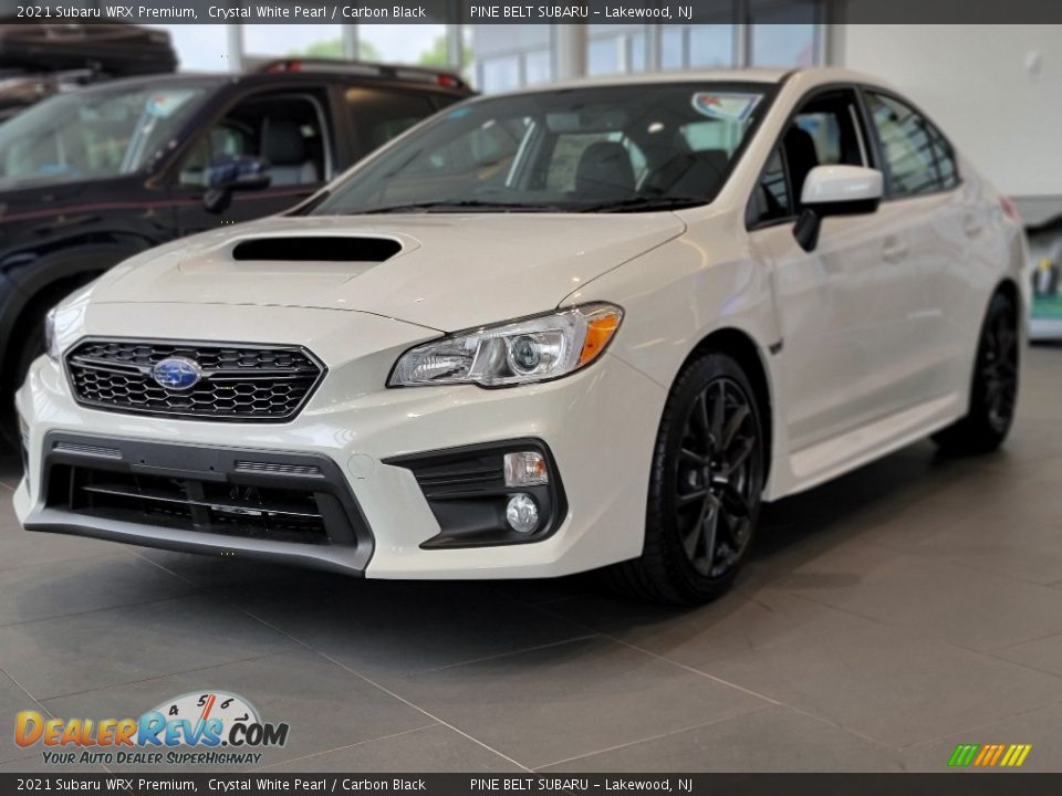 2021 Subaru WRX Premium Crystal White Pearl / Carbon Black Photo #1