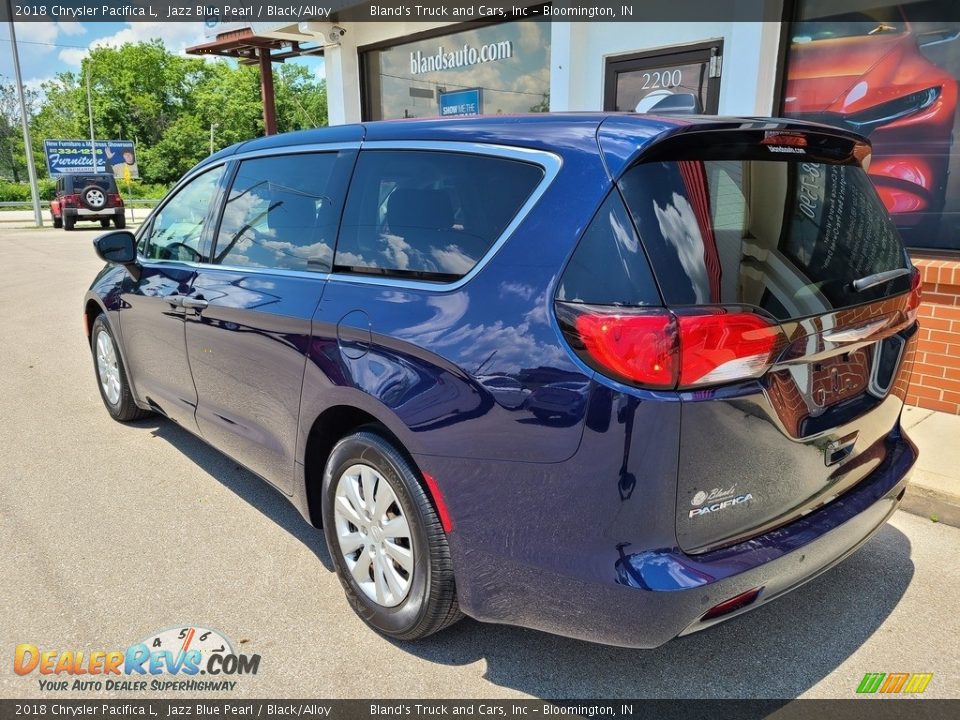 2018 Chrysler Pacifica L Jazz Blue Pearl / Black/Alloy Photo #27