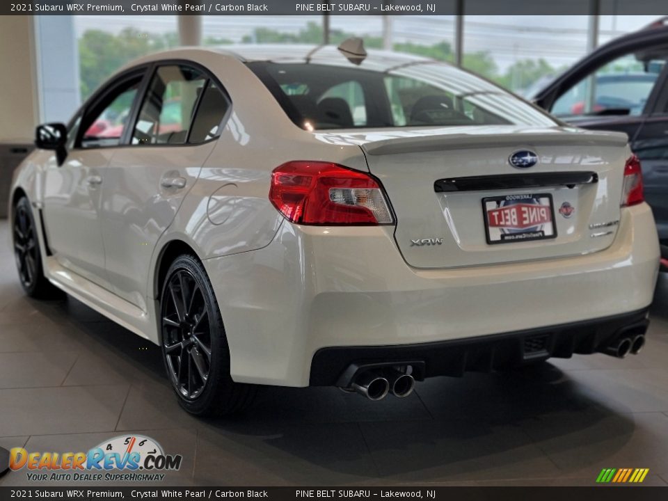 2021 Subaru WRX Premium Crystal White Pearl / Carbon Black Photo #6