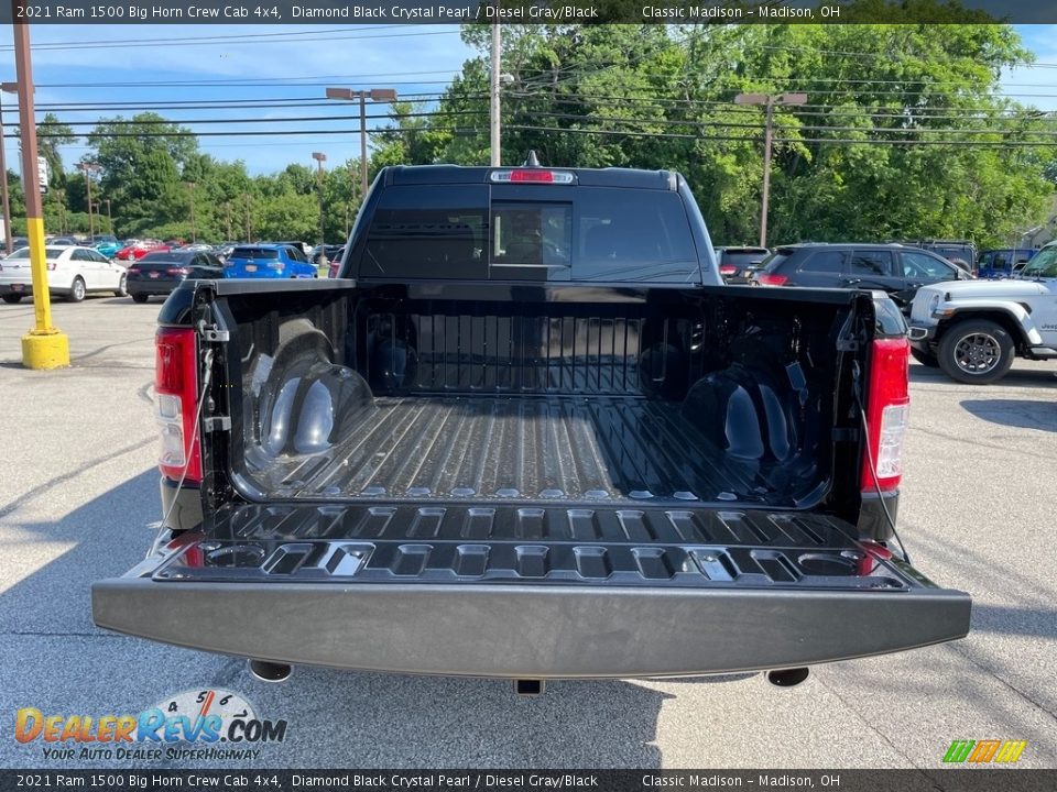 2021 Ram 1500 Big Horn Crew Cab 4x4 Diamond Black Crystal Pearl / Diesel Gray/Black Photo #11