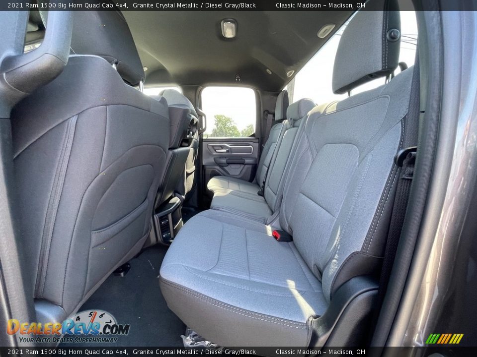2021 Ram 1500 Big Horn Quad Cab 4x4 Granite Crystal Metallic / Diesel Gray/Black Photo #6
