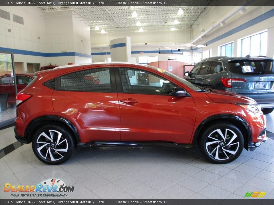 2019 Honda HR-V Sport AWD Orangeburst Metallic / Black Photo #4