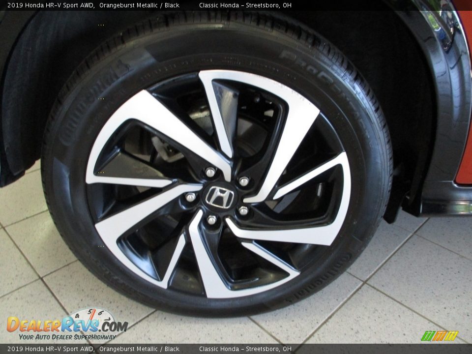 2019 Honda HR-V Sport AWD Orangeburst Metallic / Black Photo #6