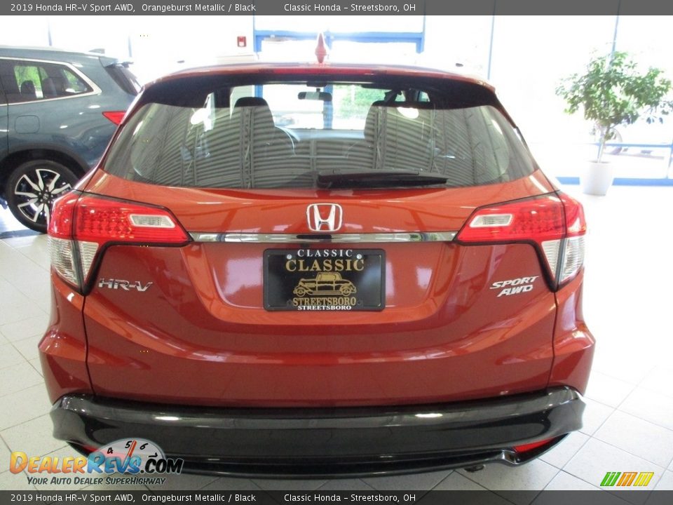 2019 Honda HR-V Sport AWD Orangeburst Metallic / Black Photo #8