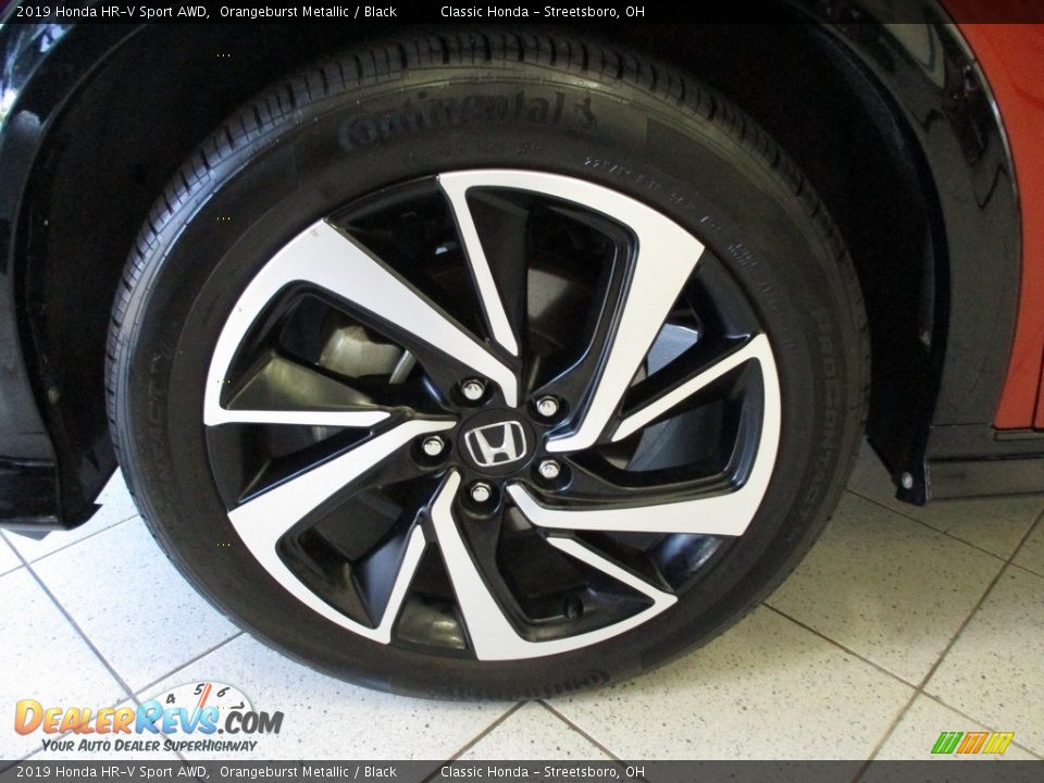 2019 Honda HR-V Sport AWD Orangeburst Metallic / Black Photo #12