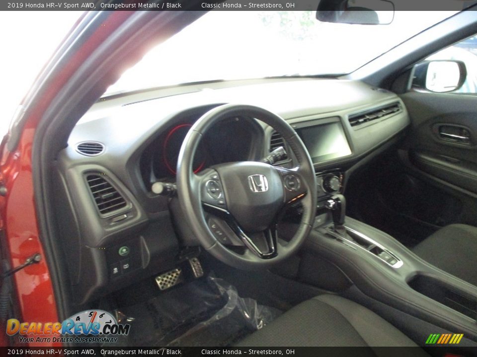 2019 Honda HR-V Sport AWD Orangeburst Metallic / Black Photo #28