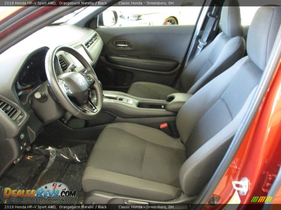 2019 Honda HR-V Sport AWD Orangeburst Metallic / Black Photo #29