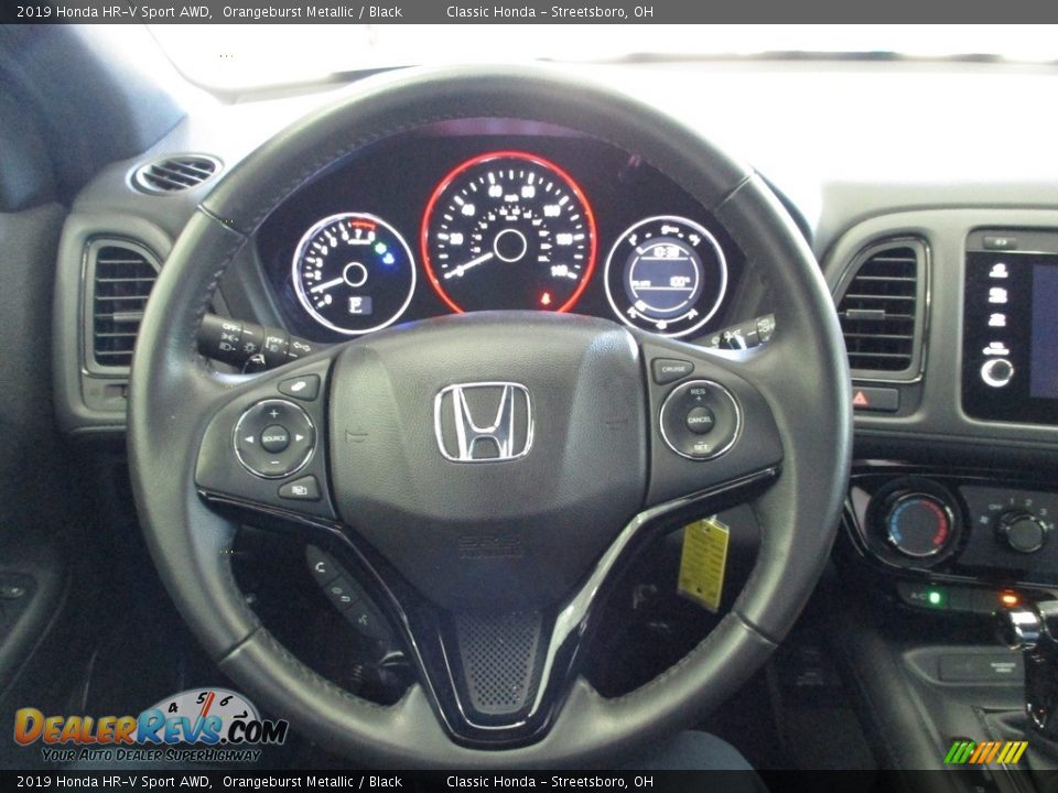 2019 Honda HR-V Sport AWD Orangeburst Metallic / Black Photo #31
