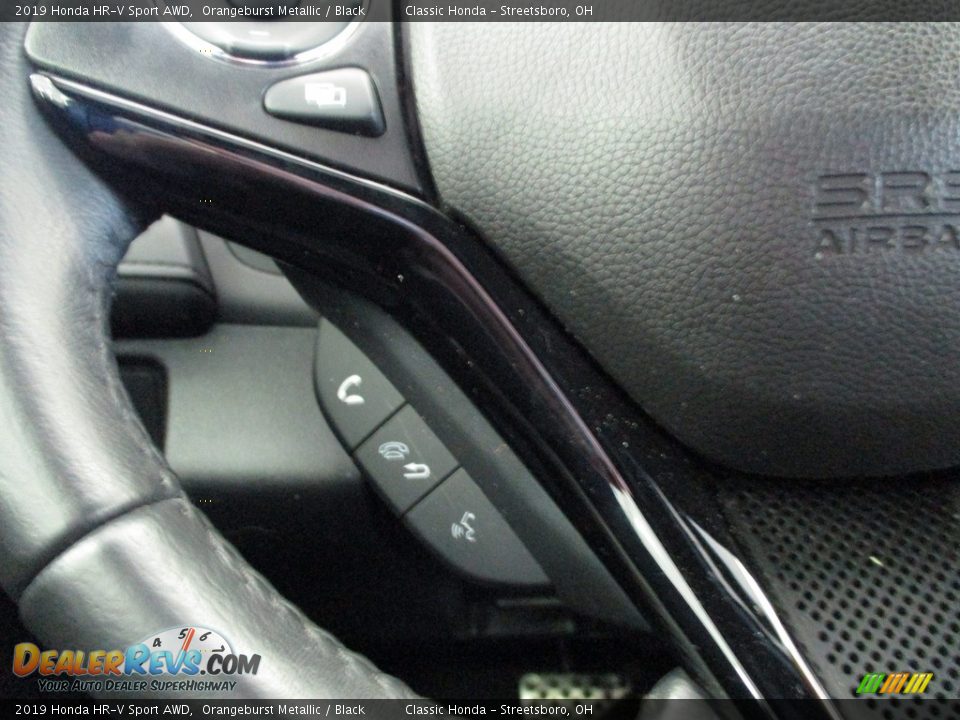 2019 Honda HR-V Sport AWD Orangeburst Metallic / Black Photo #32