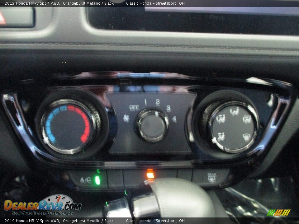2019 Honda HR-V Sport AWD Orangeburst Metallic / Black Photo #35