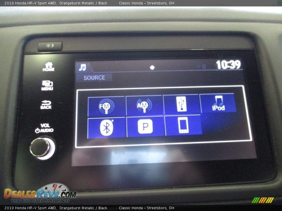 2019 Honda HR-V Sport AWD Orangeburst Metallic / Black Photo #36
