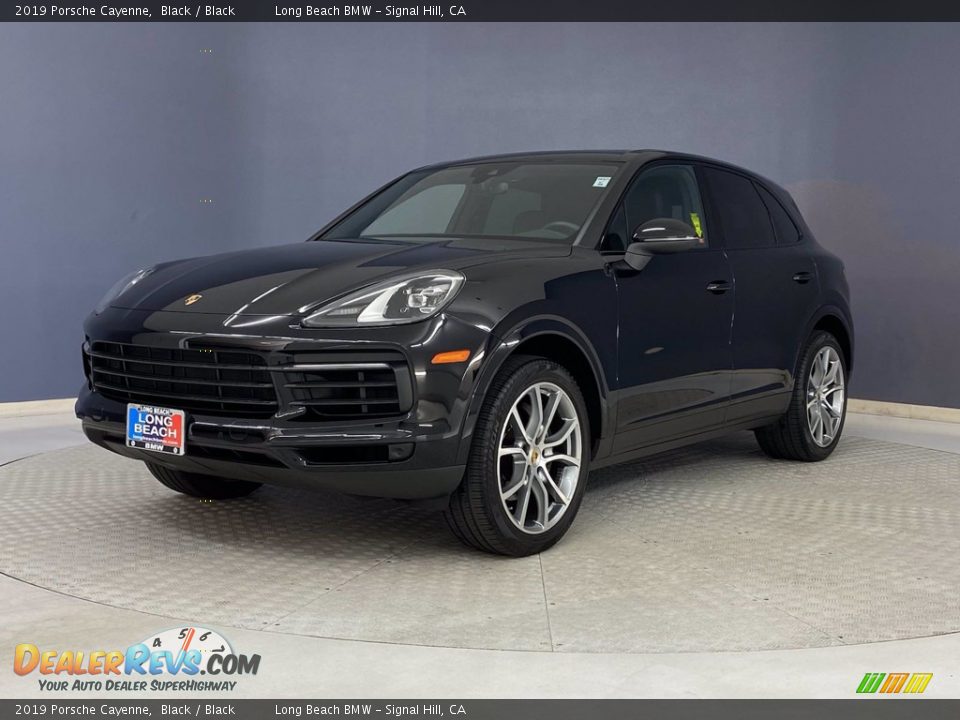 2019 Porsche Cayenne Black / Black Photo #3